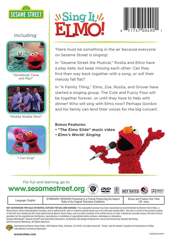 その他 Sesame Street Sings [DVD] Sesame Street Sings! Box Set 3 DVD Set Brand New Sealed